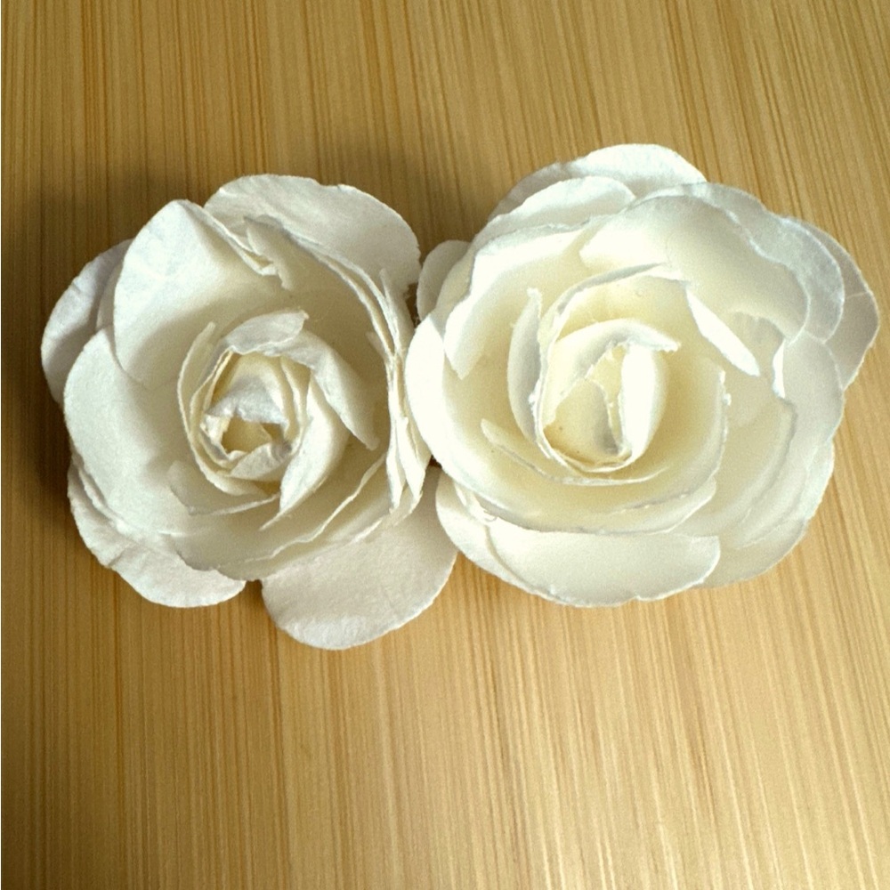 Peony/ Rose hair clip